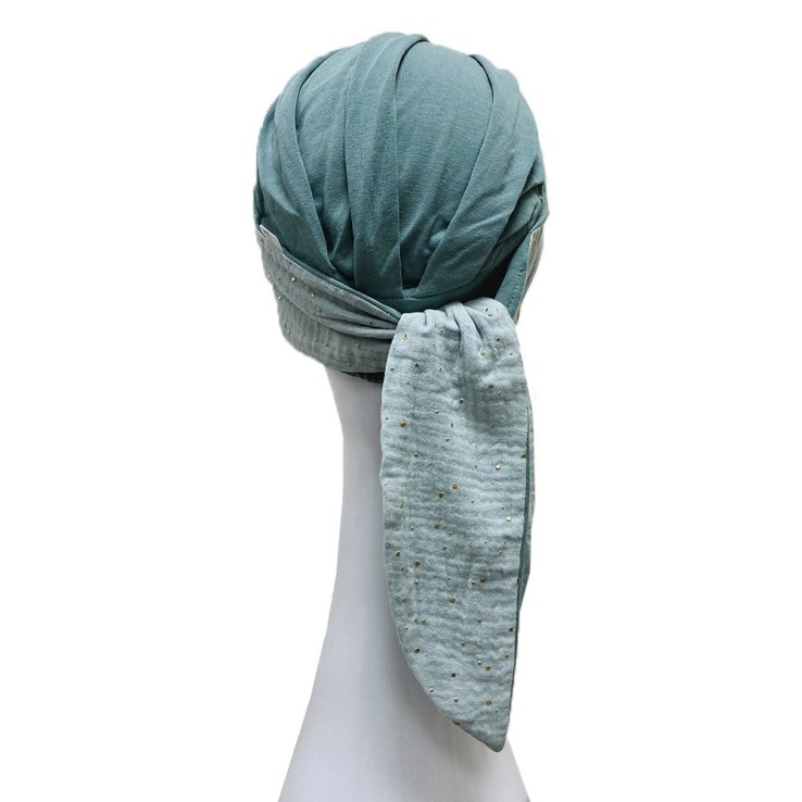 Pañuelo Smooth Aguamarina Gold · Carebell