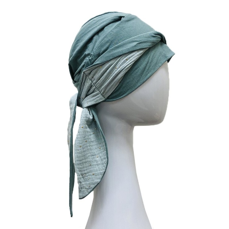 Pañuelo Smooth Aguamarina Gold · Carebell