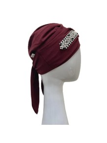 Pañuelo Smooth Ikat Burdeos · Carebell