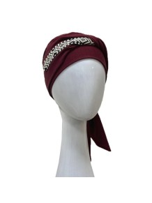 Pañuelo Smooth Ikat Burdeos · Carebell