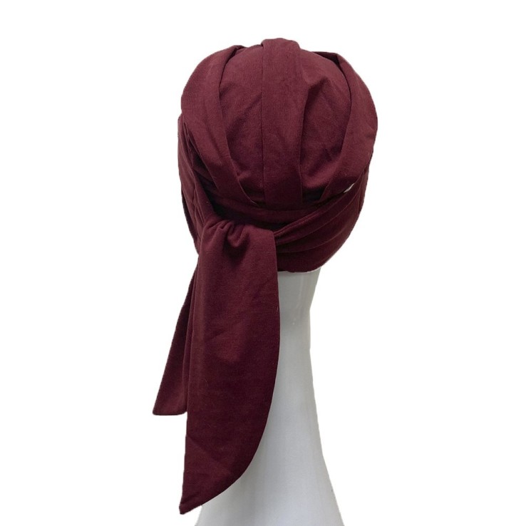 Pañuelo Smooth Ikat Burdeos · Carebell