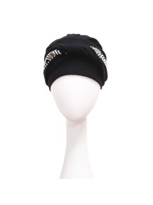 Turbante Confort Ikat Negro · Carebell