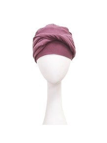 Turbante Elegance Malva Gold · Carebell