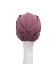 Turbante Elegance Malva Gold · Carebell