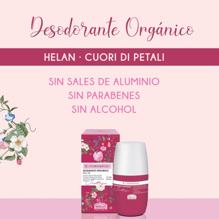 Desodorante Roll-On Cuori di Petali Helan