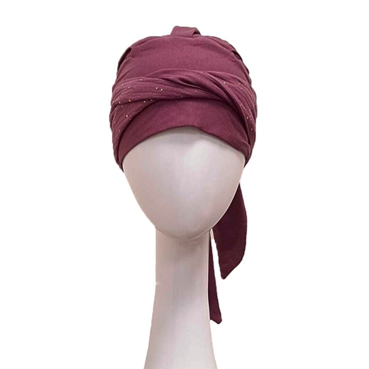 Pañuelo Smooth Malva Gold · Carebell