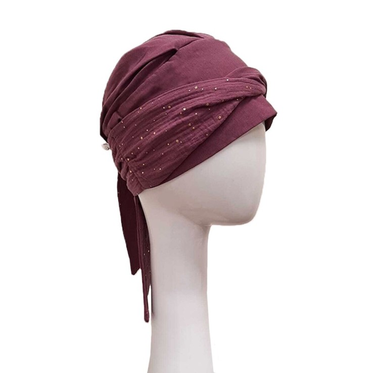 Pañuelo Smooth Malva Gold · Carebell