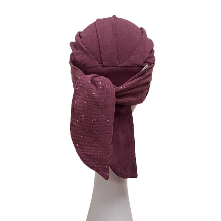 Pañuelo Smooth Malva Gold · Carebell