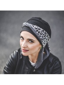 Pañuelo Smooth Leopard Grey · Carebell