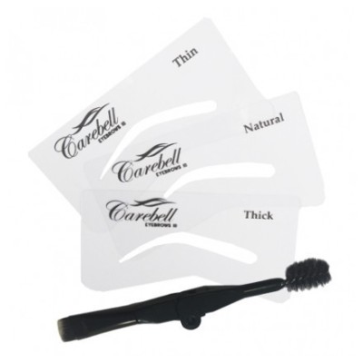 Kit de 3 Plantillas y Pincel - Carebell Eyebrows 10