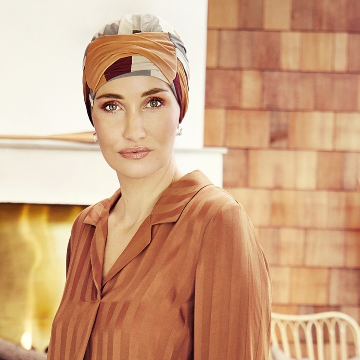 Turbante Amia Caramel Graphics Christine