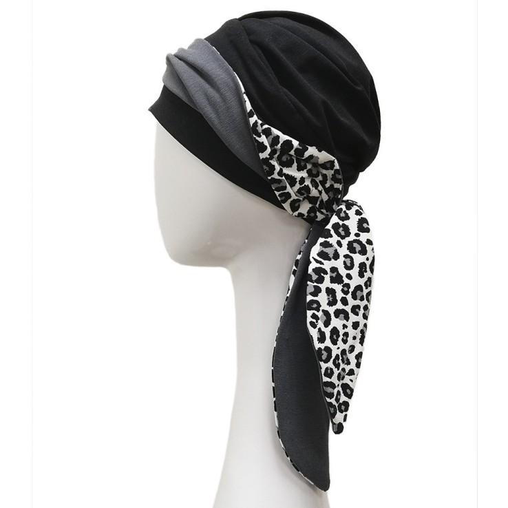 Pañuelo Smooth Leopard Grey · Carebell