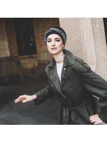 Turbante Elegance Paisley Black · Carebell