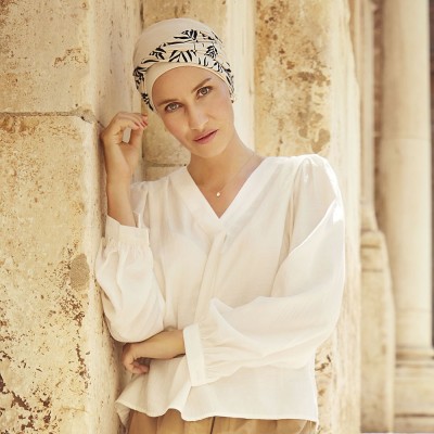 Turbante Shakti Perfectly Pale w/Leaf