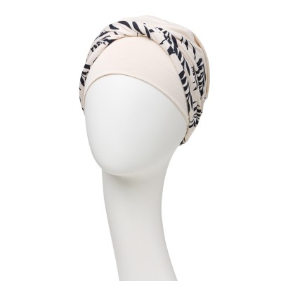 Turbante Shakti Perfectly Pale w/Leaf 2
