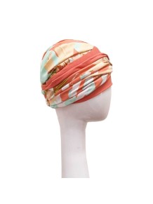 Turbante Elegance Coral Exotic