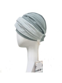Turbante Elegance Aguamarina Gold