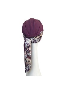 Pañuelo Smooth Malva Flores · Carebell