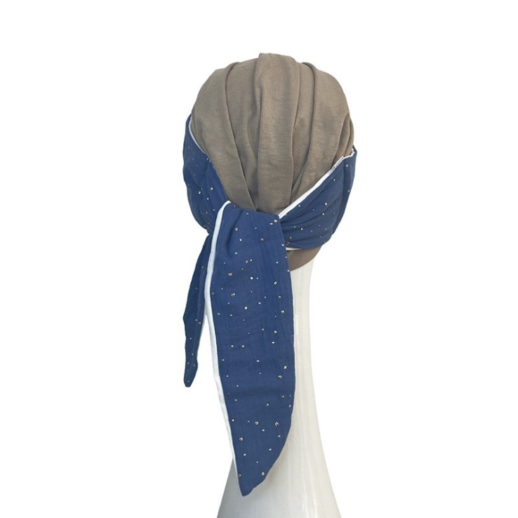 Pañuelo Smooth Blue Gold · Carebell