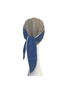 Pañuelo Smooth Blue Gold · Carebell