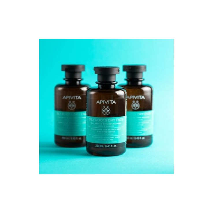 Apivita Champú Equilibrante Raíz Grasa y Puntas...