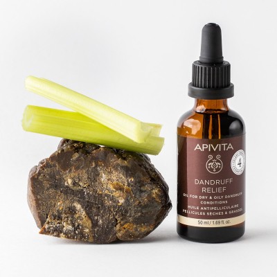 Apivita Aceite Anticaspa Calmante con apio & propóleo 2