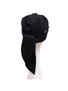 Pañuelo Smooth Ikat Negro · Carebell