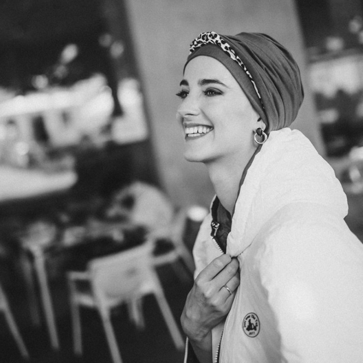 Turbante Confort Leopard Grey · Carebell Headwear