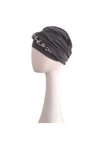 Turbante Confort Leopard Grey · Carebell Headwear
