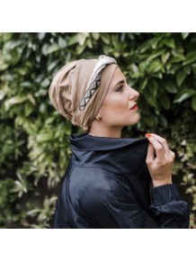 Turbante Confort Brown Inca · Carebell Headwear