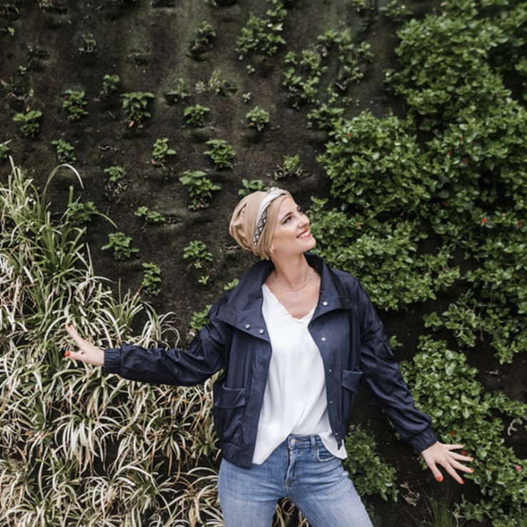 Turbante Confort Brown Inca · Carebell Headwear