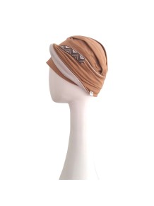 Turbante Confort Brown Inca · Carebell Headwear