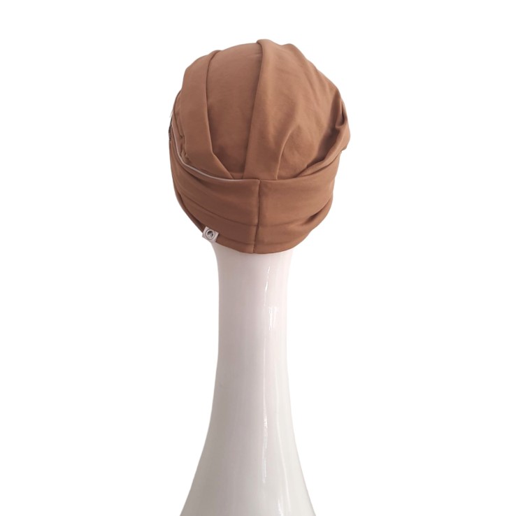 Turbante Confort Brown Inca · Carebell Headwear