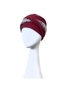 Turbante Confort Ikat Burdeos · Carebell