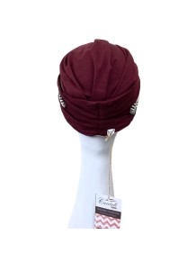 Turbante Confort Ikat Burdeos · Carebell