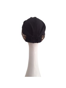 Turbante Elegance Zig Zag Grey · Carebell Headwear.