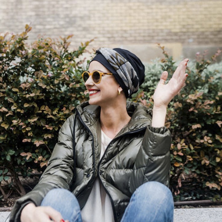 Turbante Elegance Zig Zag Grey · Carebell...