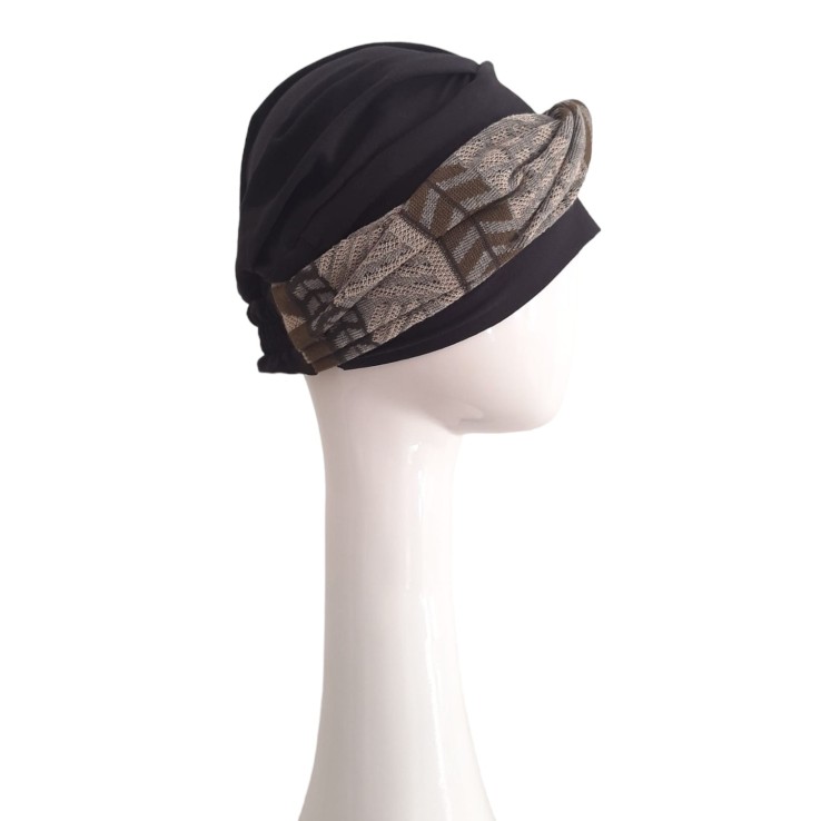 Turbante Elegance Zig Zag Grey · Carebell...