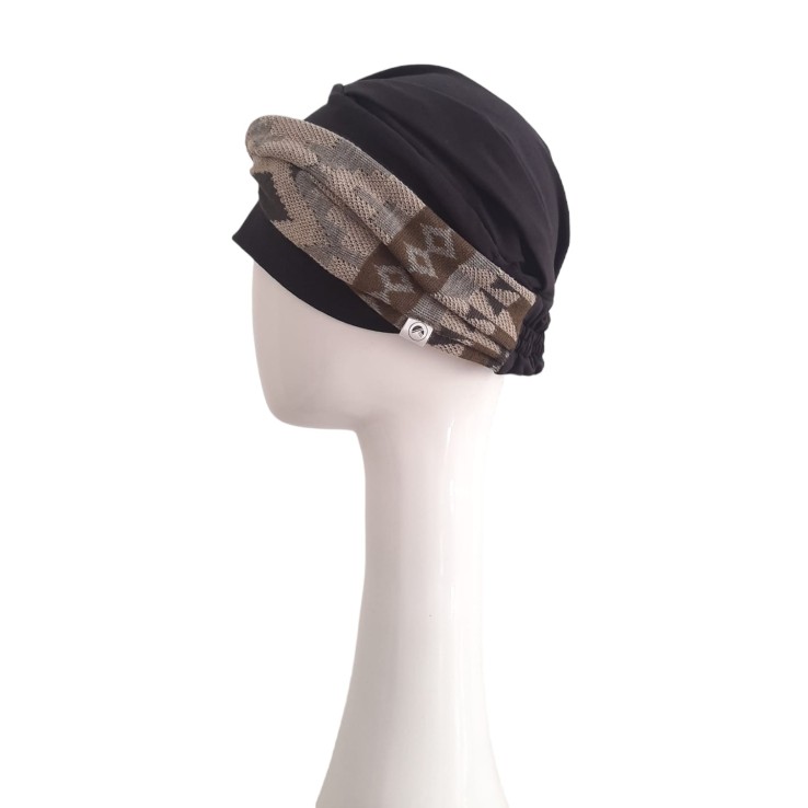 Turbante Elegance Zig Zag Grey · Carebell...
