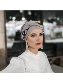 Turbante Elegance Black Abstract · Carebell