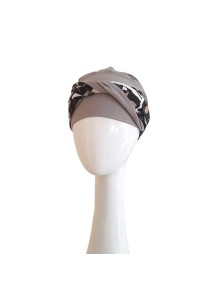 Turbante Elegance Black Abstract · Carebell