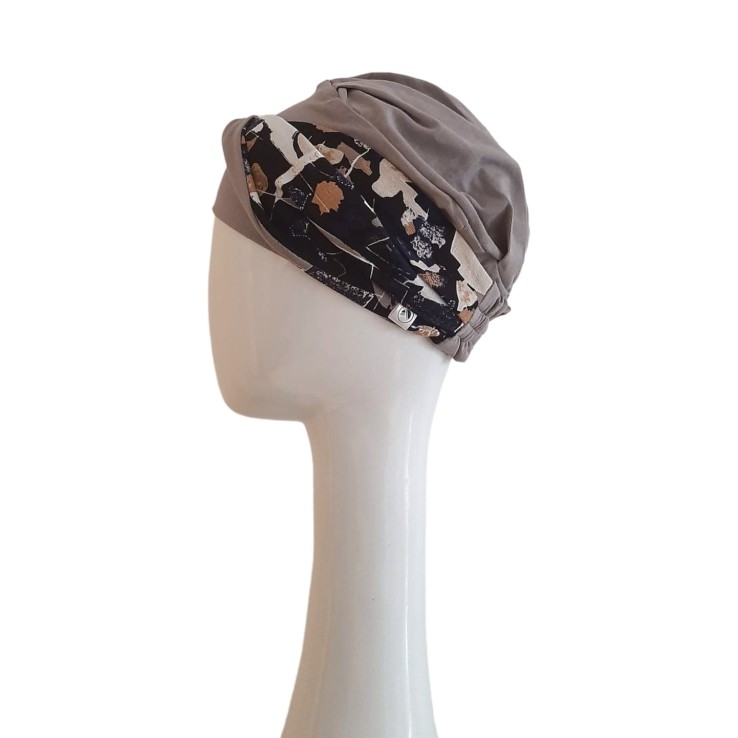 Turbante Elegance Black Abstract · Carebell