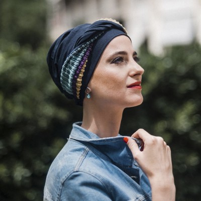 Turbante Elegance Hippie · Carebell Headwear 2