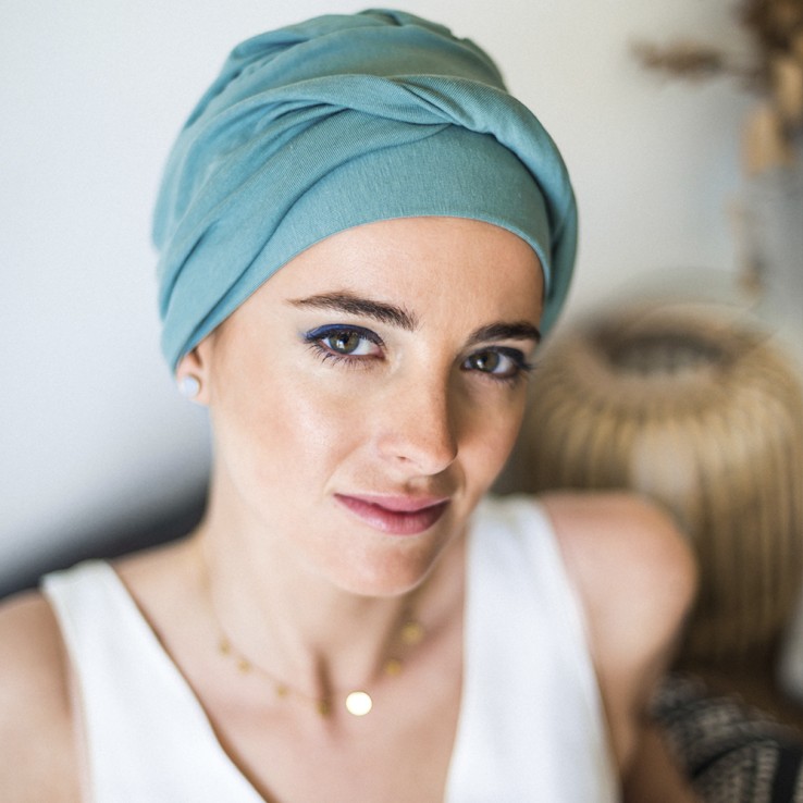 Turbante Oncológico Básico Confort Bambú -...