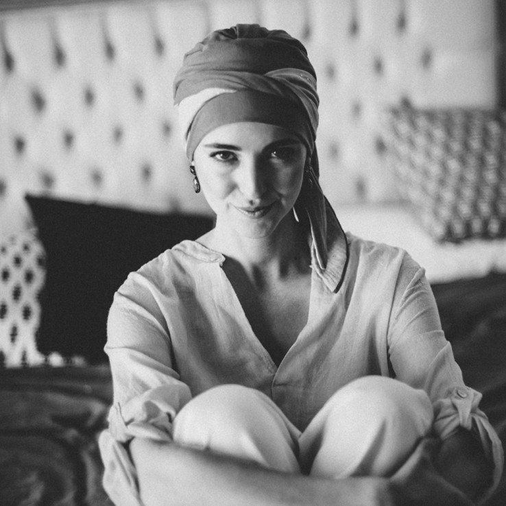 Pañuelo Smooth Aguamarina Gold · Carebell