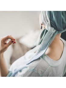 Pañuelo Smooth Aguamarina Gold · Carebell