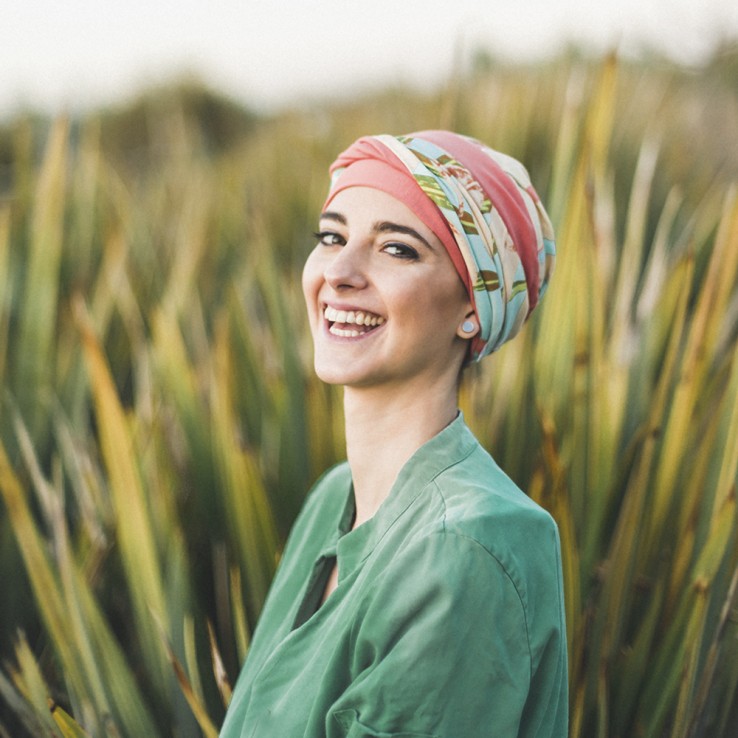 Turbante Elegance Coral Exotic