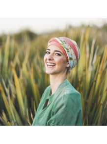 Turbante Elegance Coral Exotic