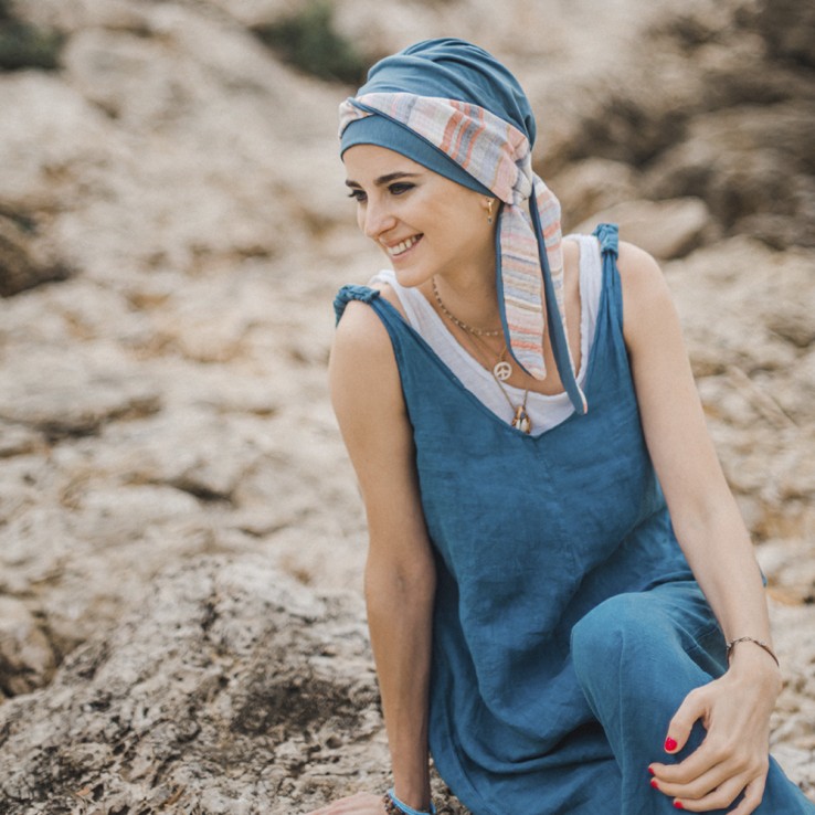 Pañuelo Smooth Mediterráneo Acero