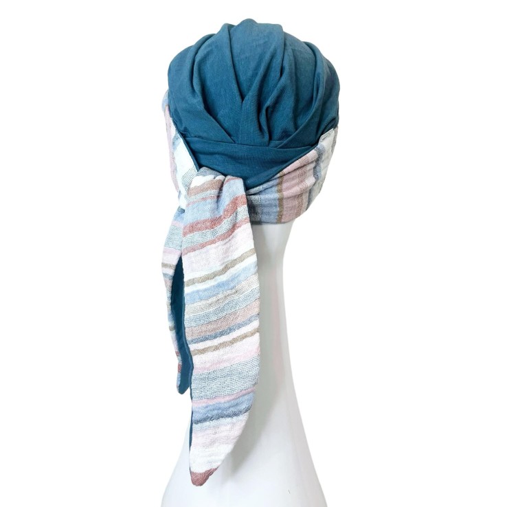 Pañuelo Smooth Mediterráneo Acero